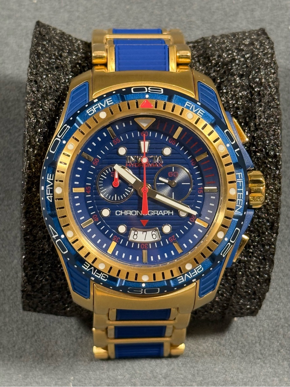 Invicta 29578 Hydromax Blue and Gold Sport Chronograph Watch